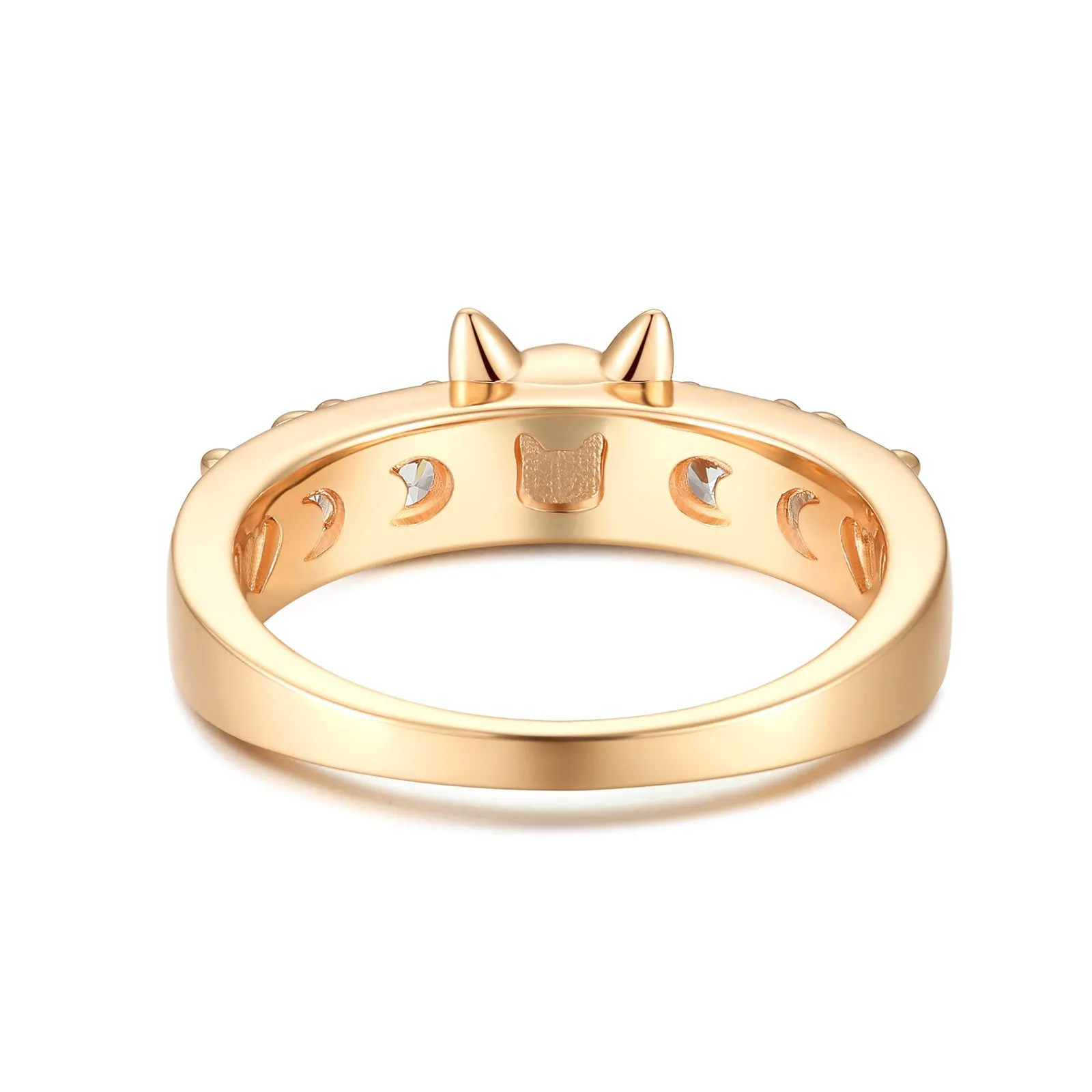 Cynthia x Love by the Moon - Gold Cat Ring