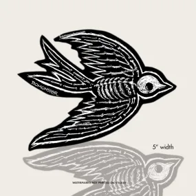 Dead Sparrow Bones Sticker