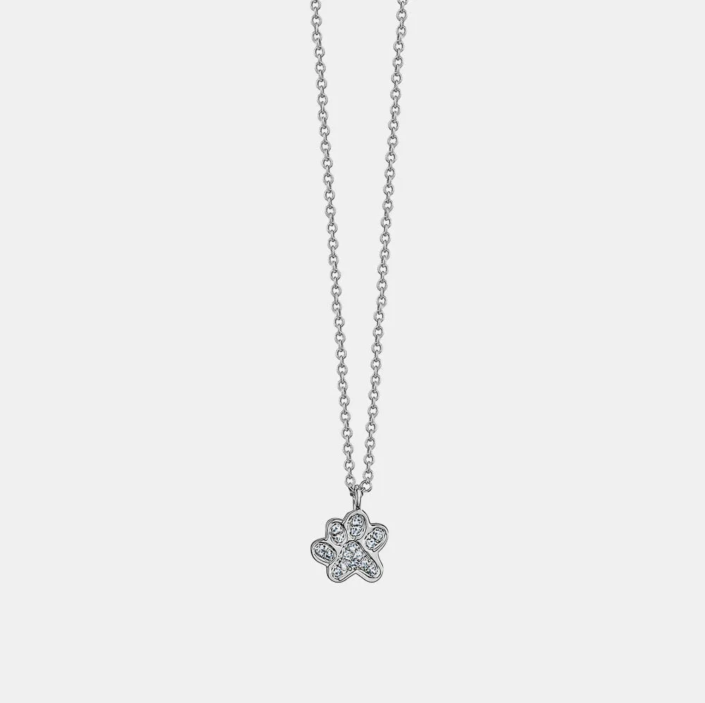 Diamond Paw Necklace