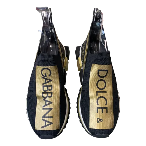 Dolce and Gabbana Runners Black Gold 37