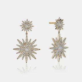 Double Diamond Stardust Earrings