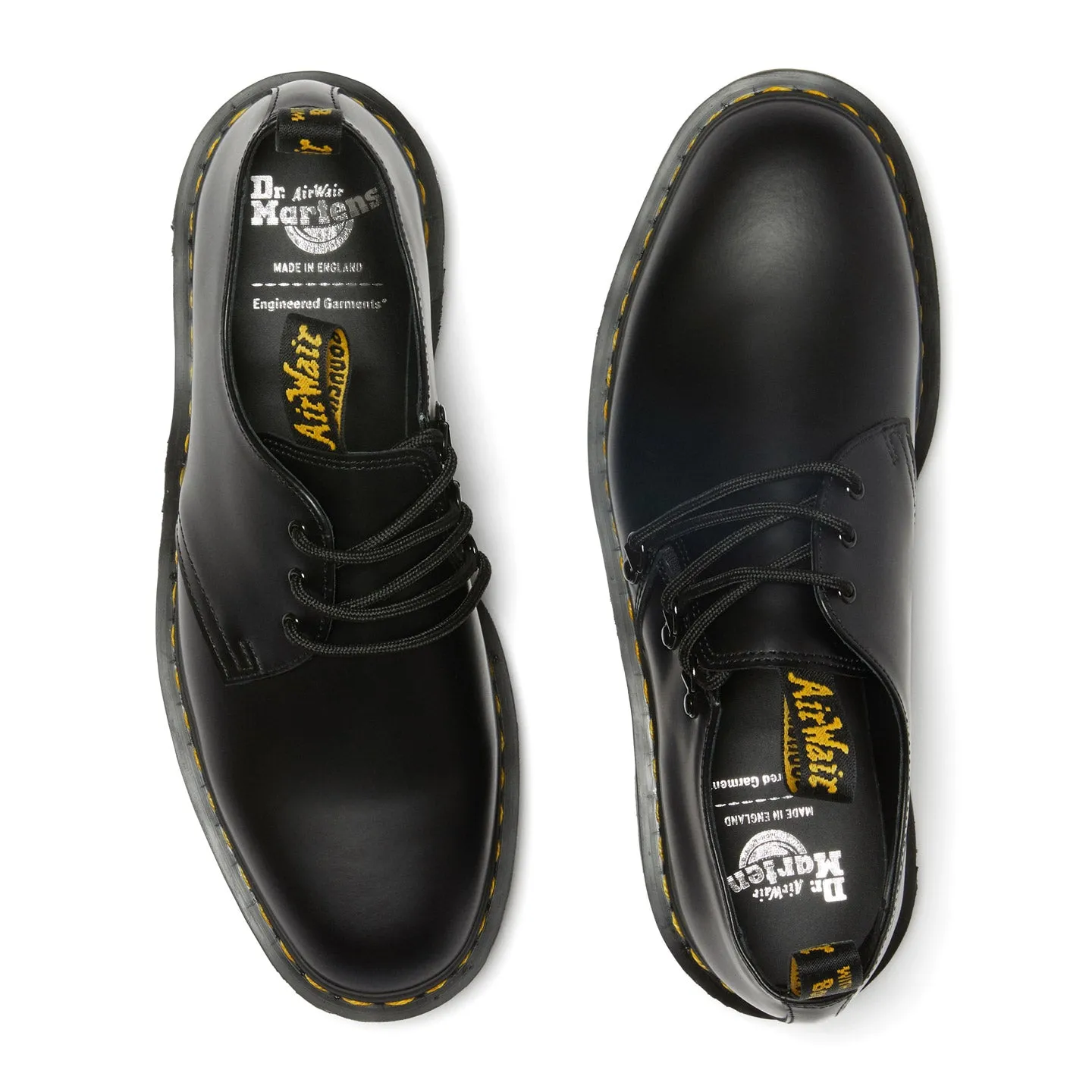 DR. MARTENS ENGINEERED GARMENTS MIE 1461 BLACK SMOOTH