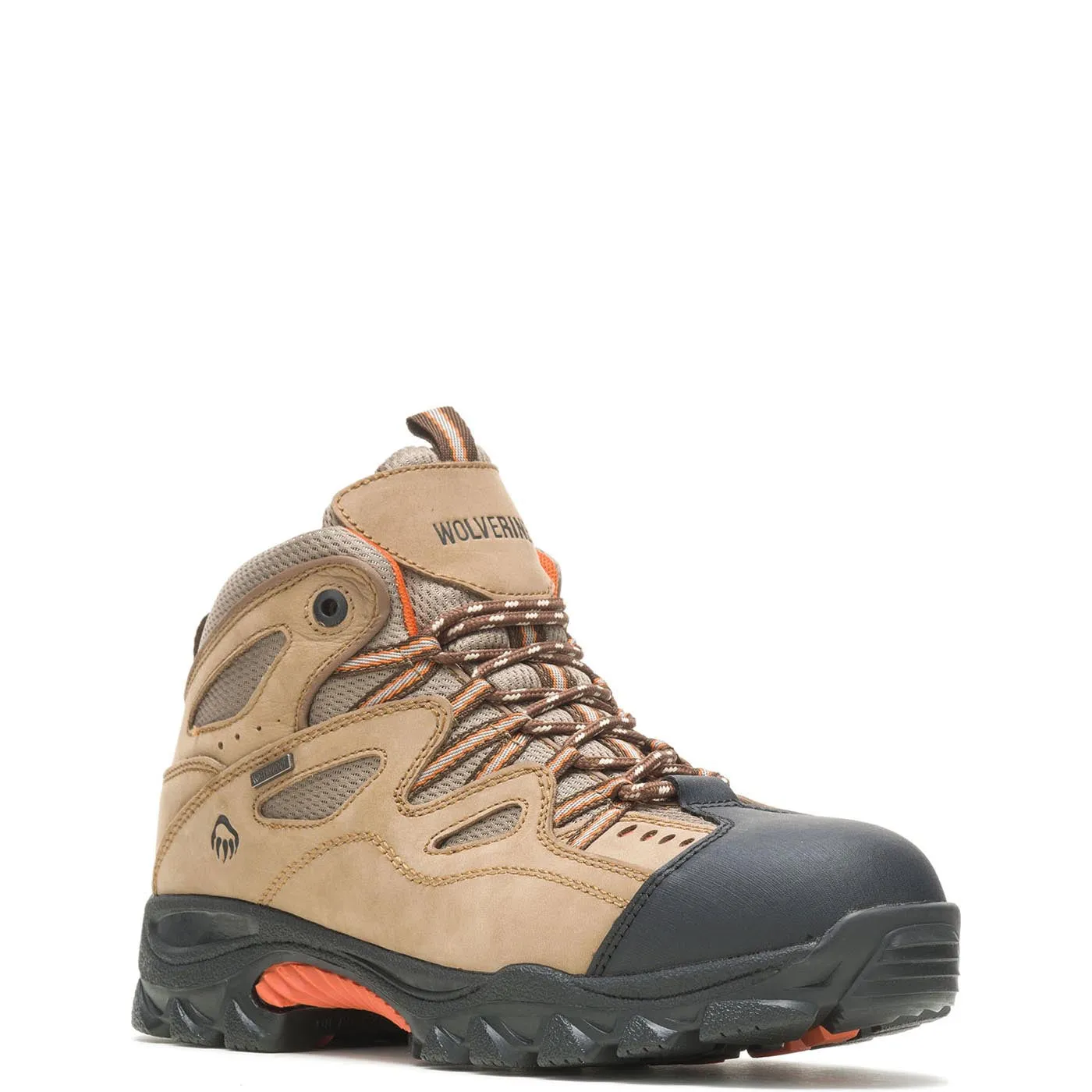 Durant Men's Steel-Toe Work Boots Light Brown/Orange Wp