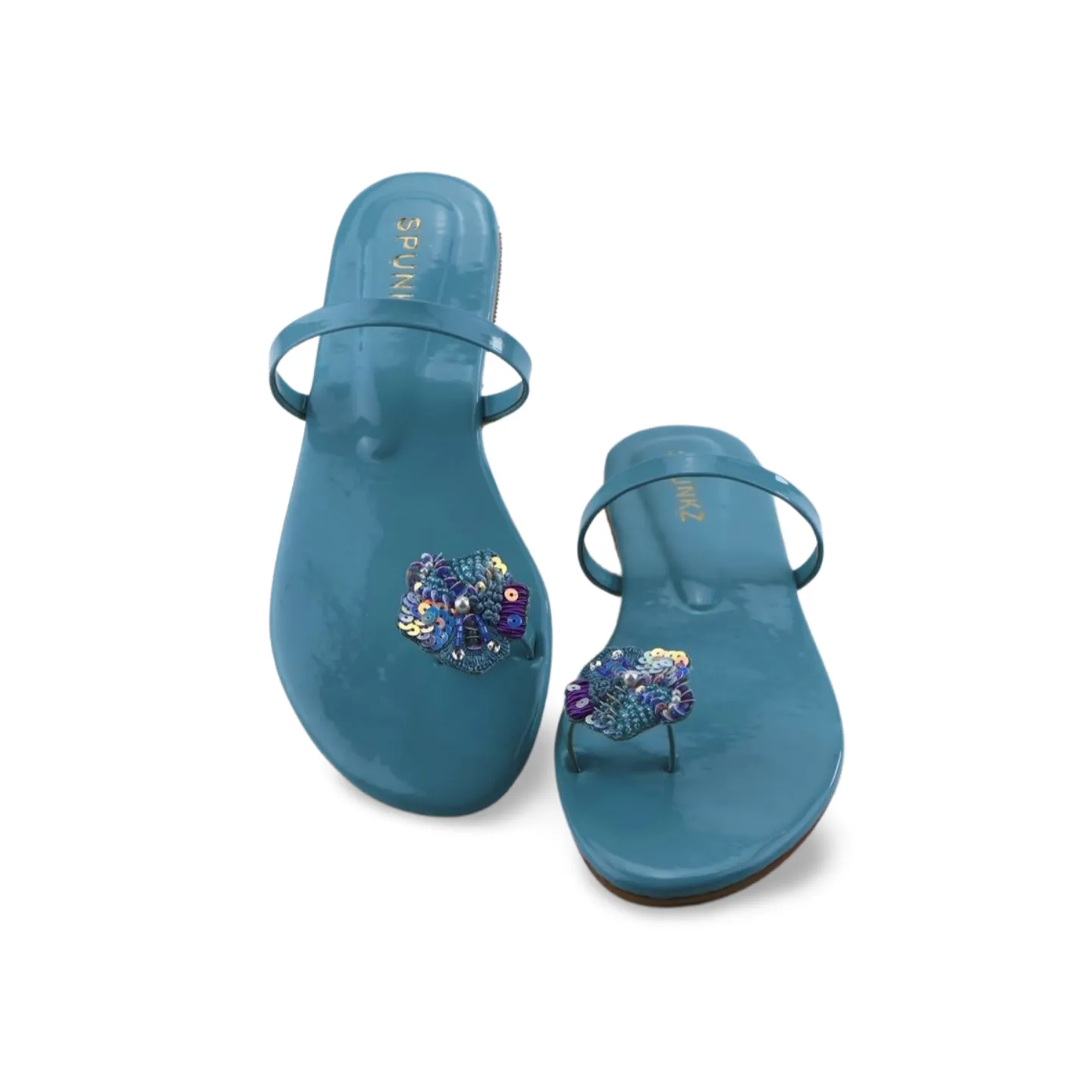 Elegant Floral Toe Ring Flip-Flops for Women