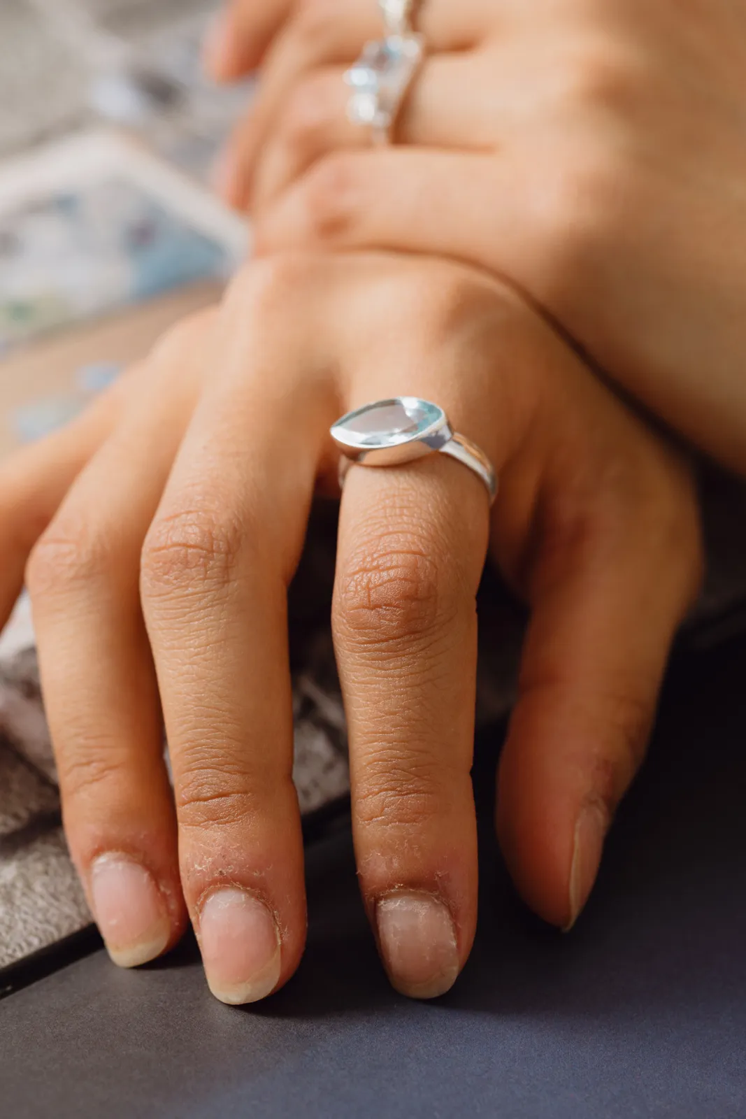 Estia Blue Topaz  Ring