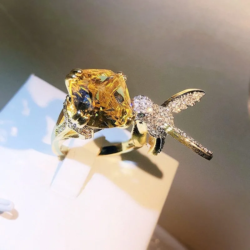 Fashion Creative and Stylish Hummingbird Ring