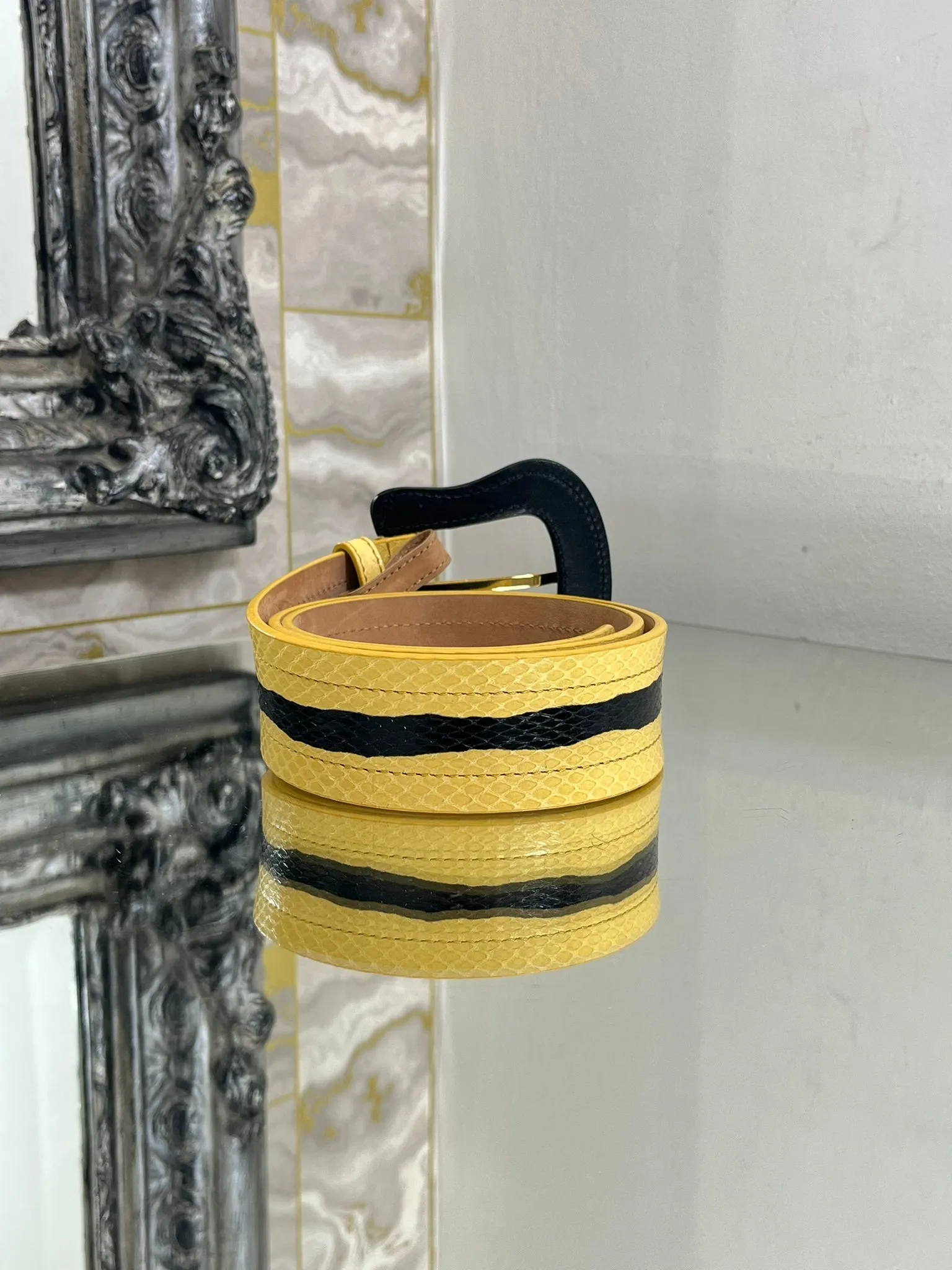 Fendi Python Skin Belt