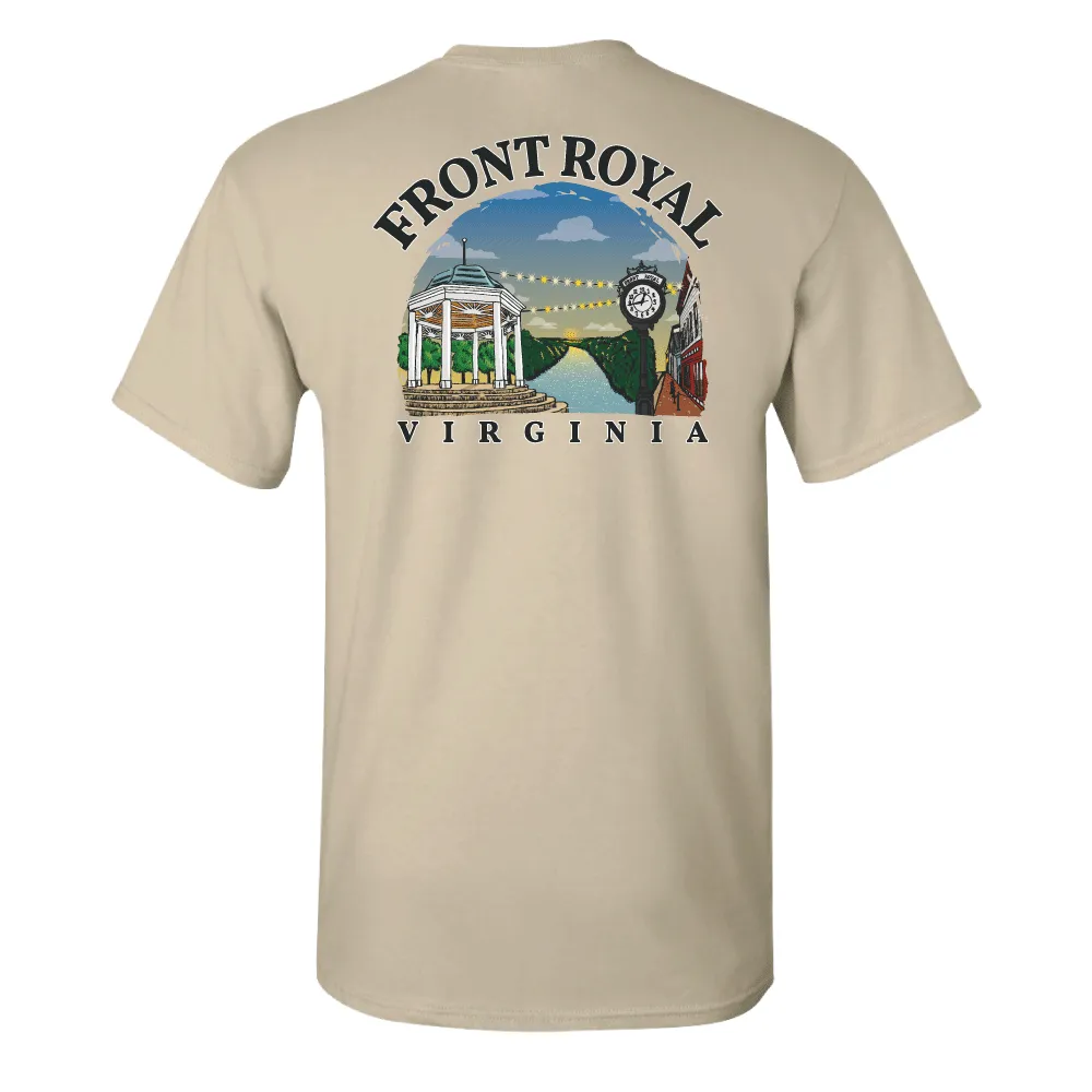 Front Royal Custom Made Short Sleeve Tshirt - Sand