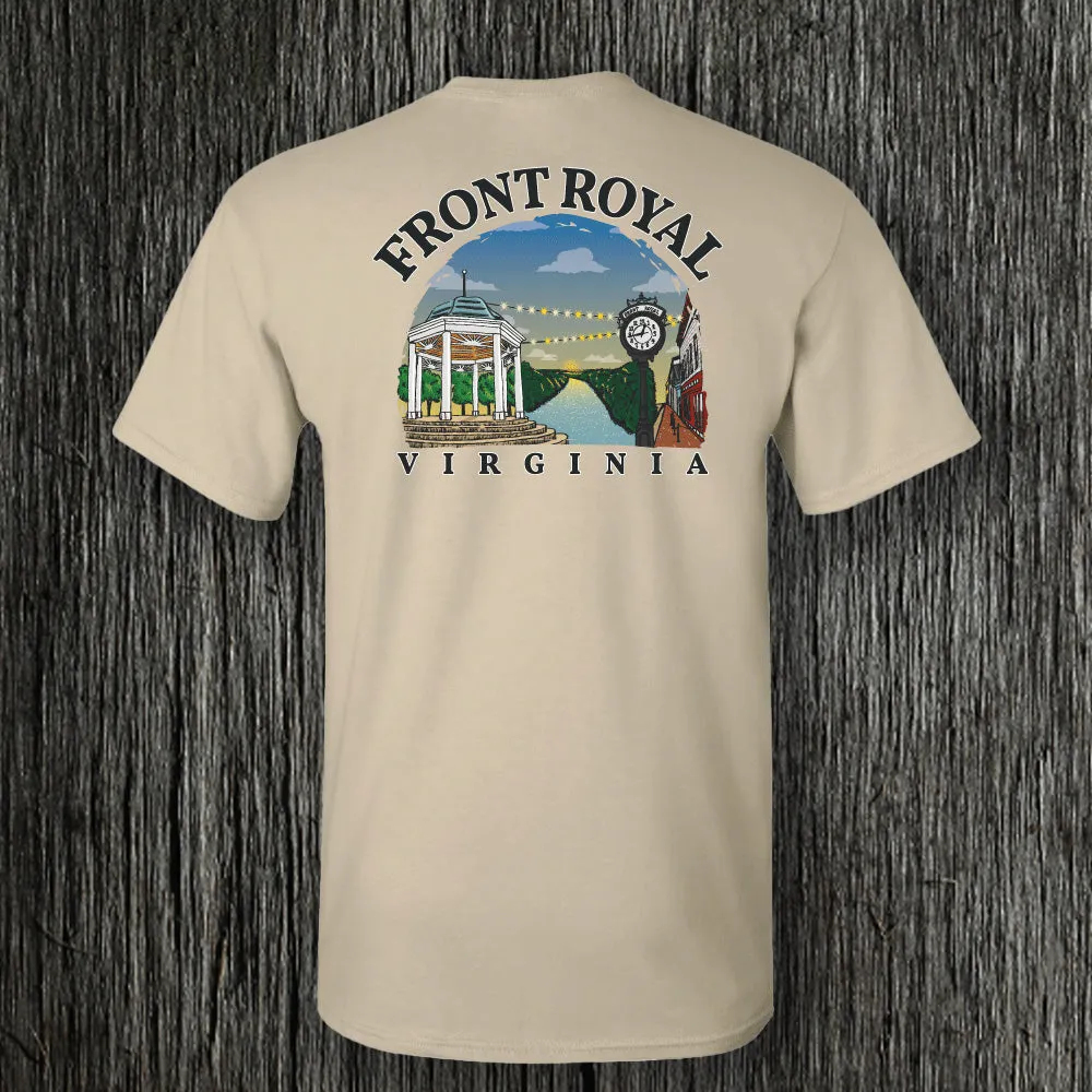 Front Royal Custom Made Short Sleeve Tshirt - Sand