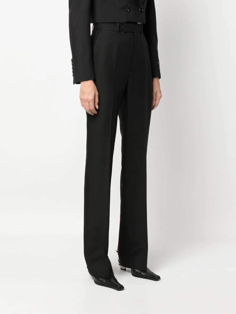 FRONT SLIT TAILORED TROUSERS