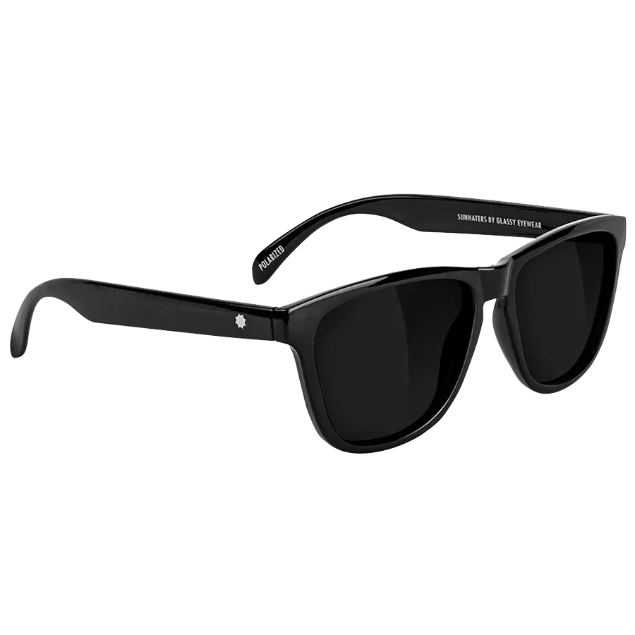 Glassy Deric Polarized Sunglasses - Black