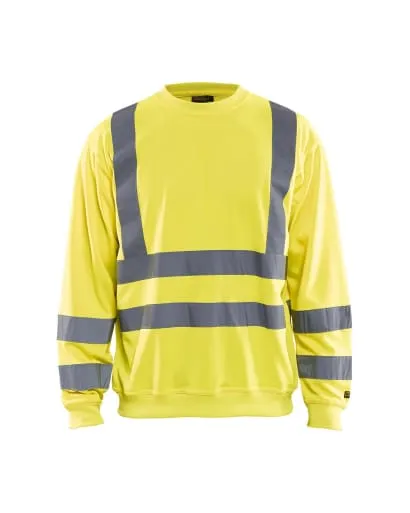 High Visibility Blaklader Safety Sweatshirt - Class 2, Model 3341