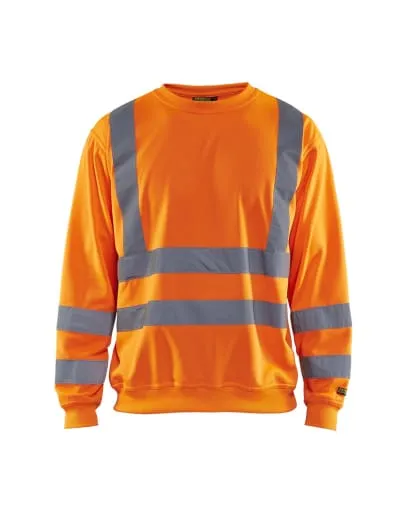 High Visibility Blaklader Safety Sweatshirt - Class 2, Model 3341