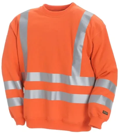 High Visibility Blaklader Safety Sweatshirt - Class 2, Model 3341