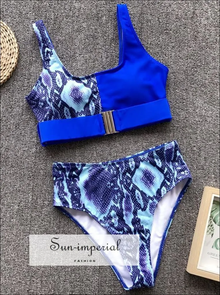 High Waist Leopard Bikini Set Brazilian Swimwear Female Swimsuit