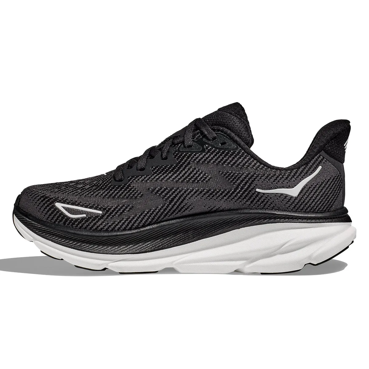 Hoka Clifton 9 Mens | Black / White