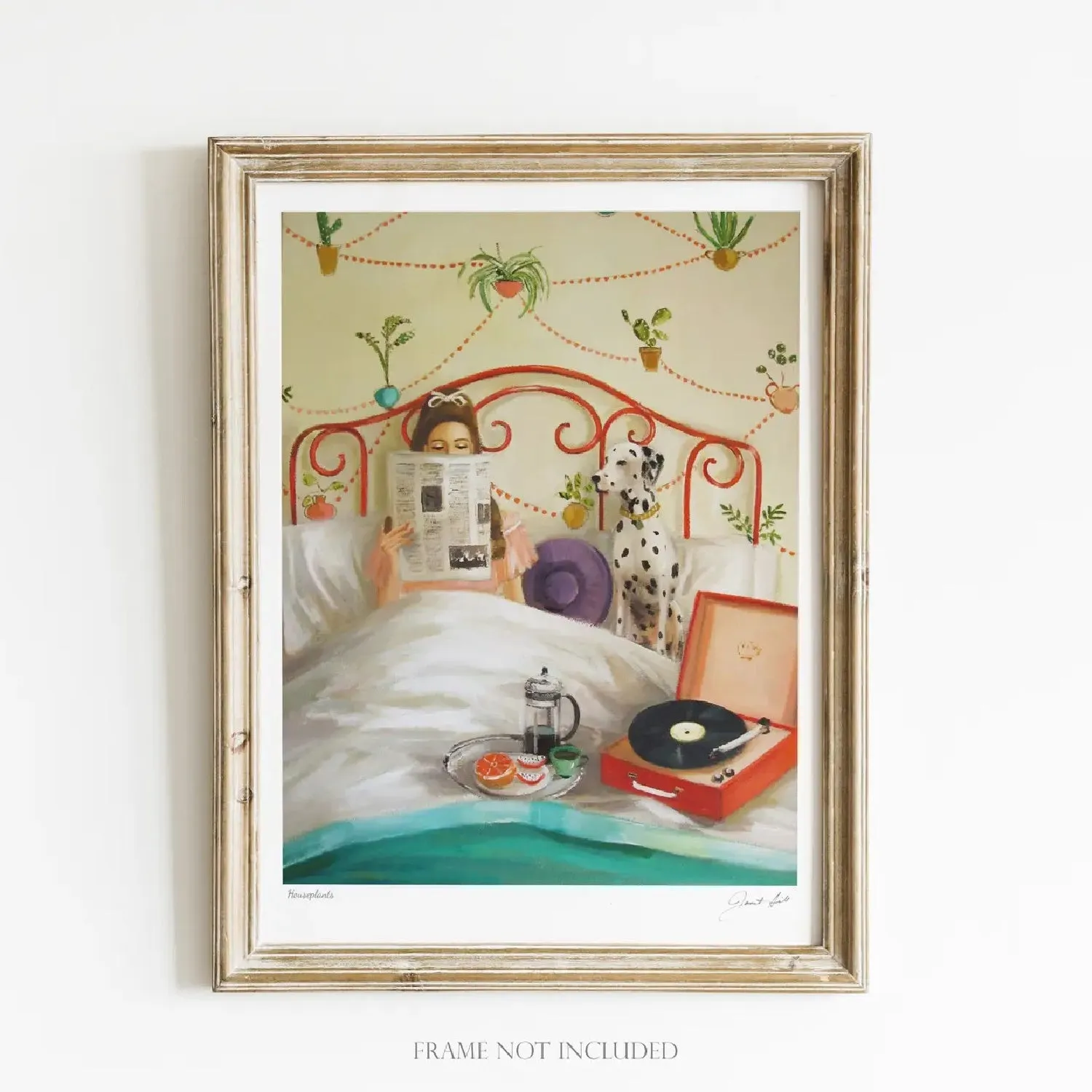 Houseplants Art Print by Janet Hill