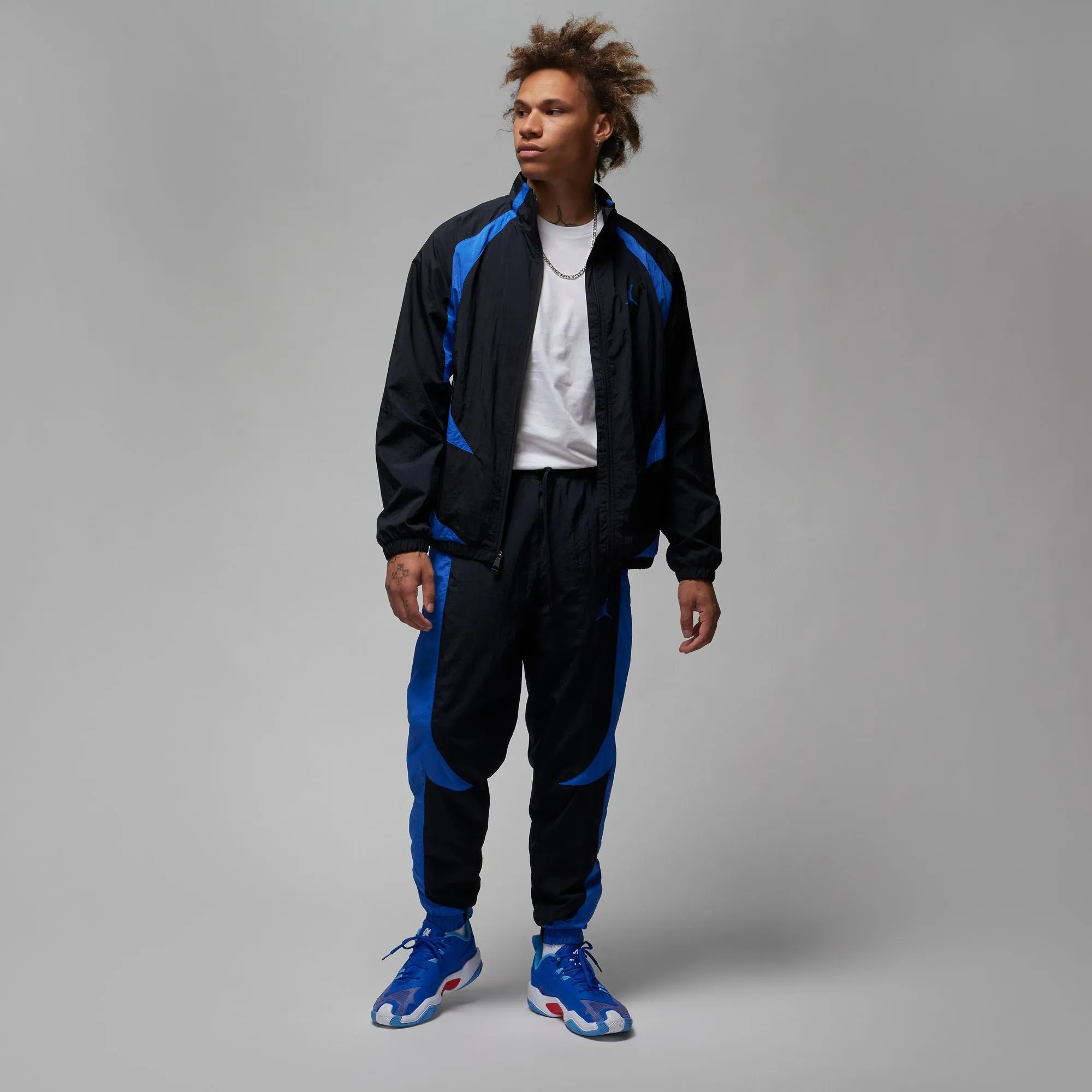 Jordan Sport Jam Warm Up Jacket 'Black/Royal'