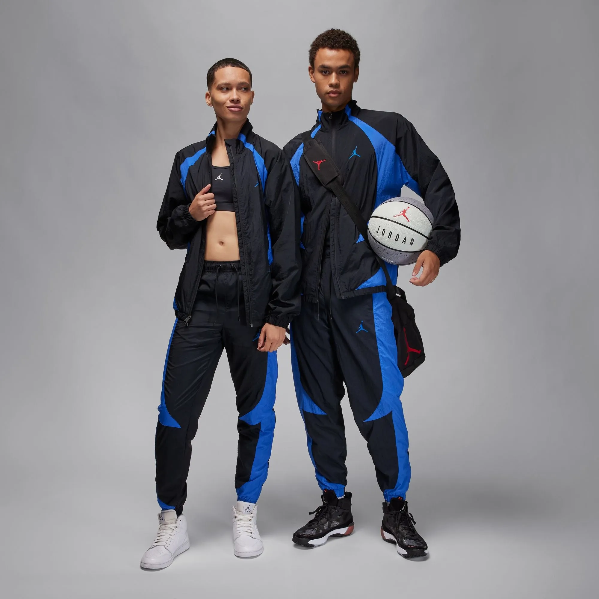 Jordan Sport Jam Warm Up Jacket 'Black/Royal'