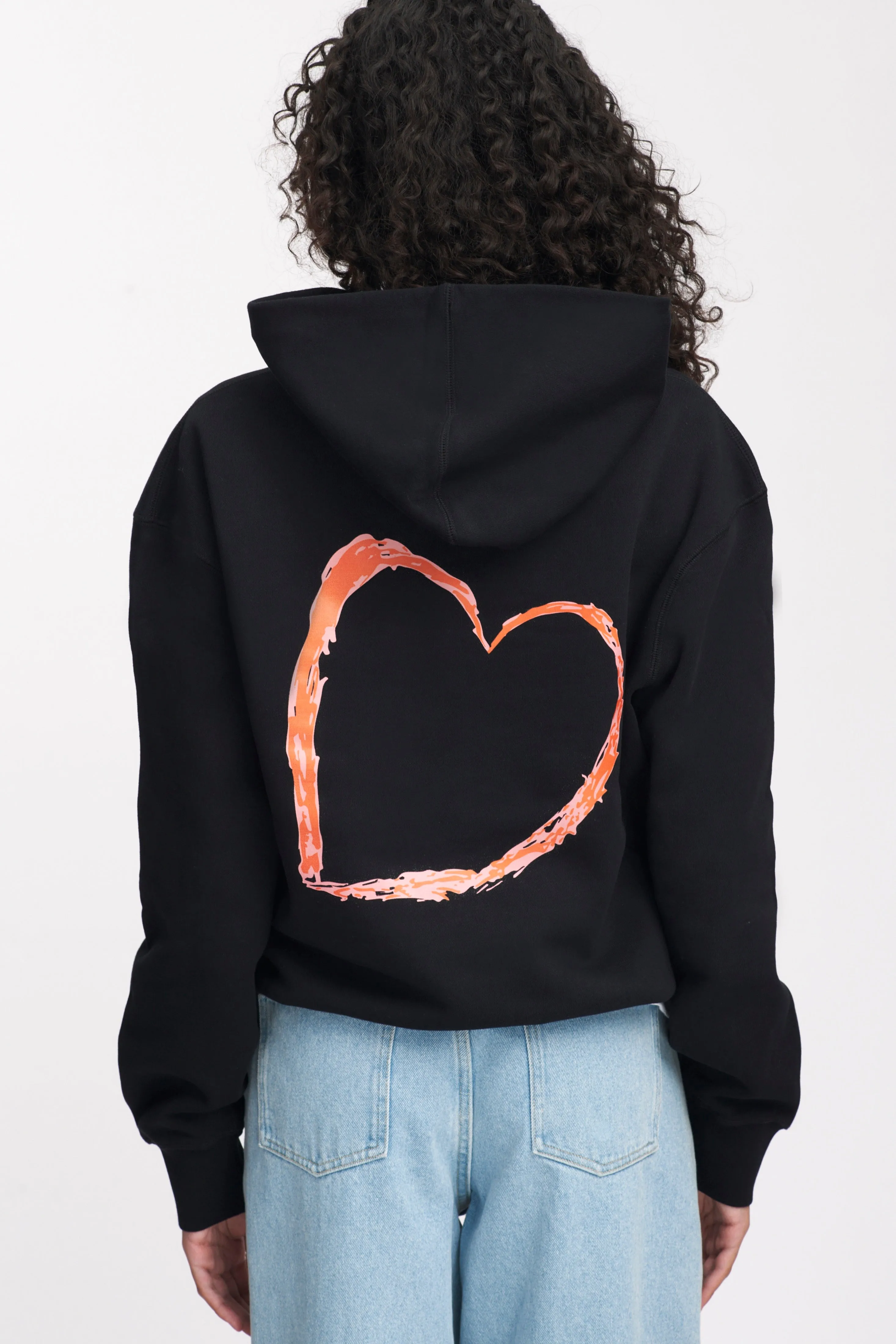 Kotn x KWW Big Heart Essential Hoodie in Black