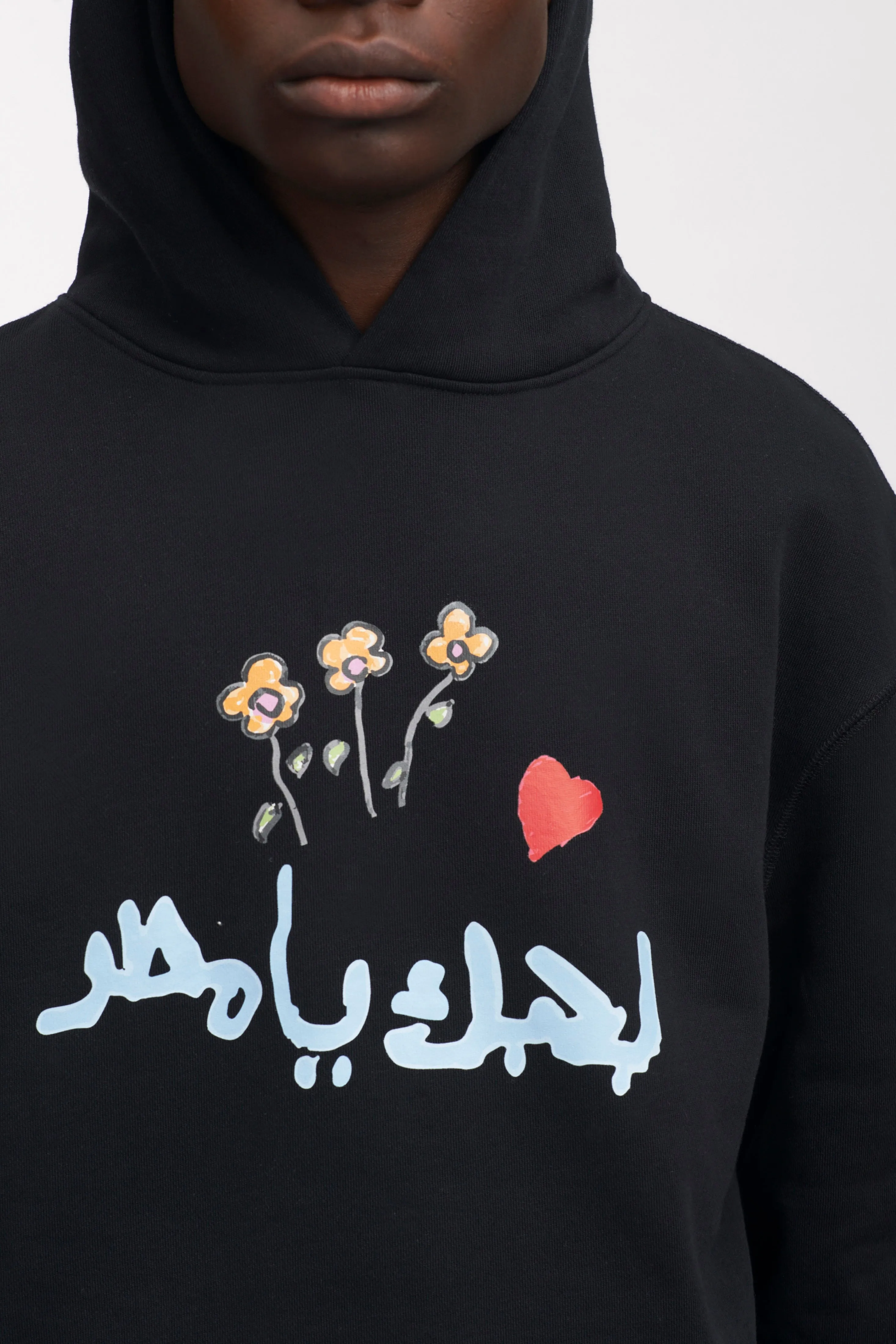 Kotn x KWW Big Heart Essential Hoodie in Black