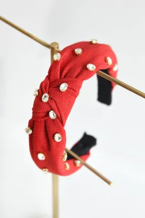 KRISTA HEADBAND -RED