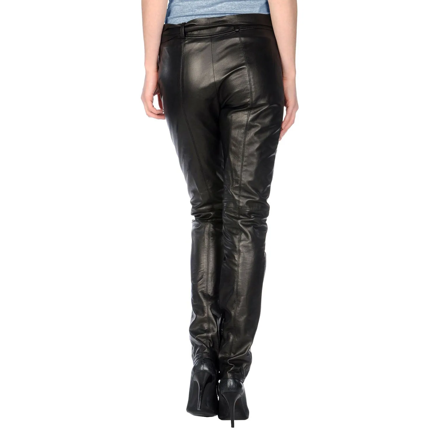 Leather pants with leather belt (style #8)