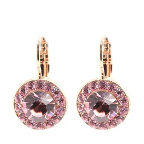 Mariana Light Rose Crystal Earrings