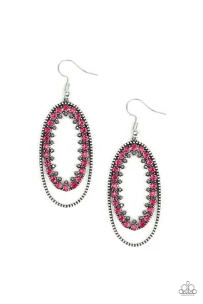 Marry Into Money - Pink Earring