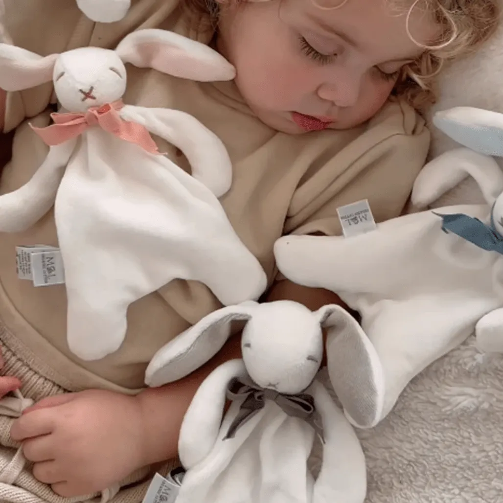 Maud n Lil Mini Bunny Comforter grey