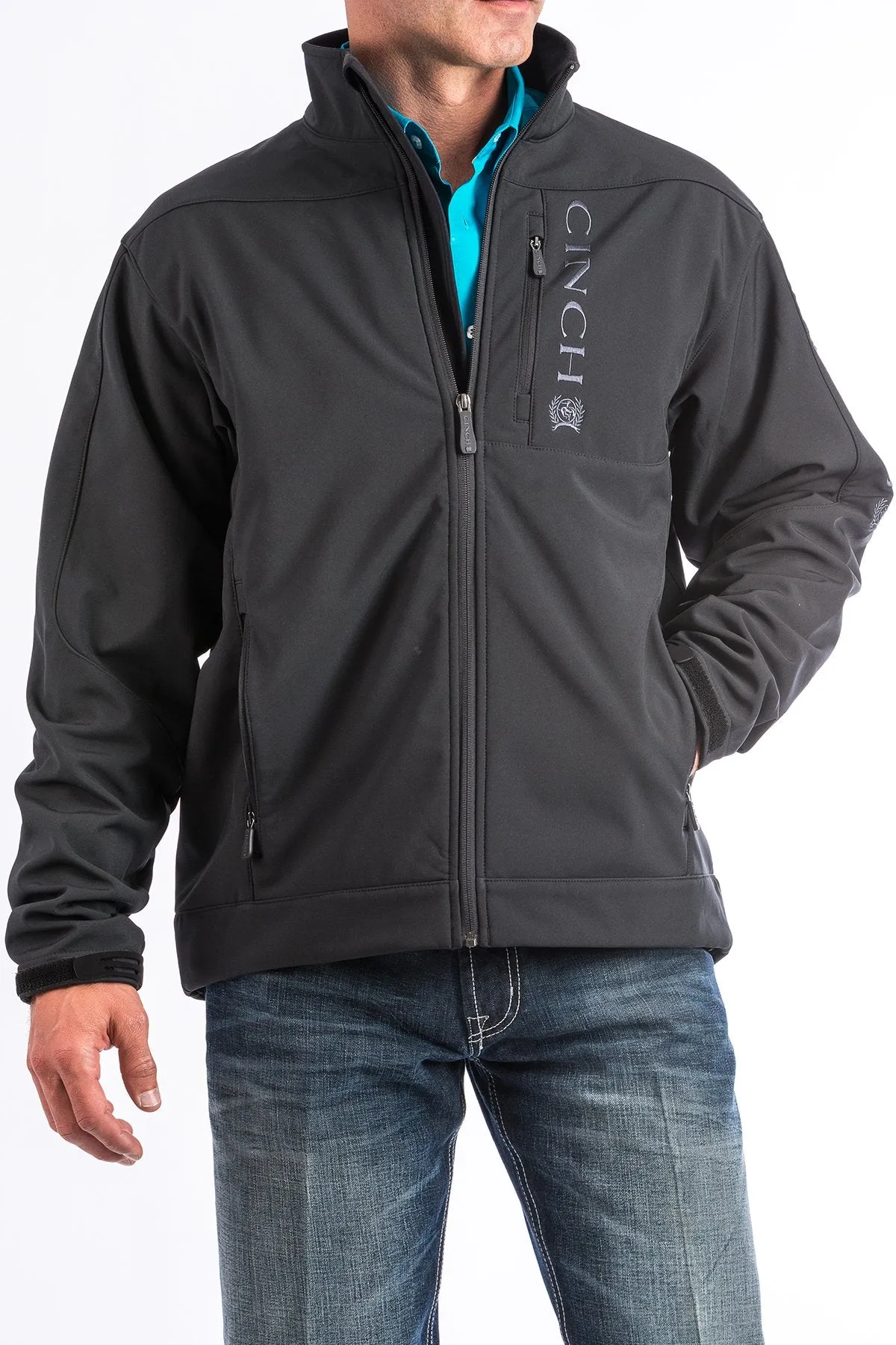 Men's Black Bonded Jacket