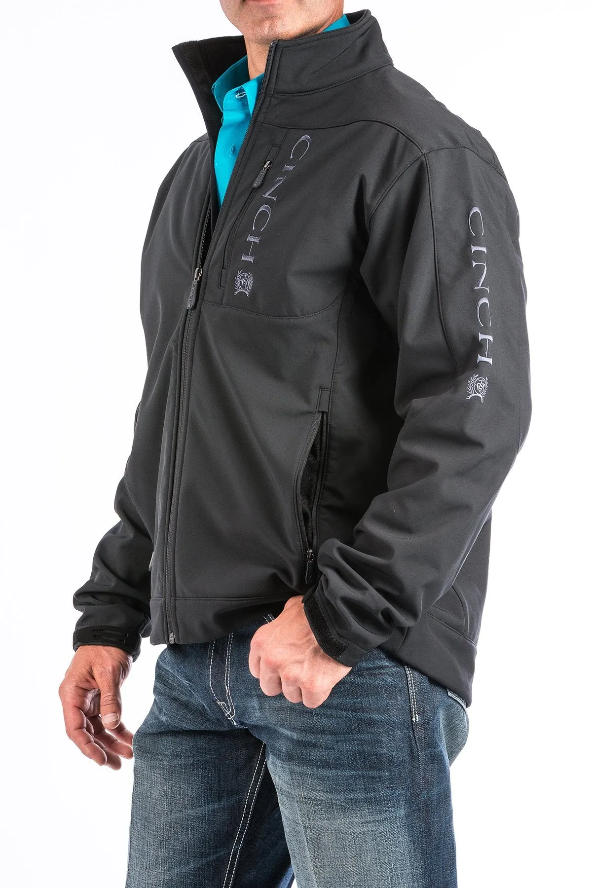 Men's Black Bonded Jacket