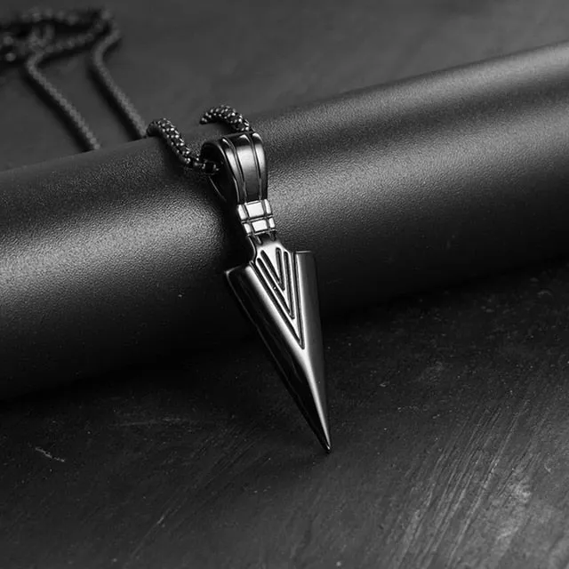 Men's Design Long Chain with Arrow Pendant