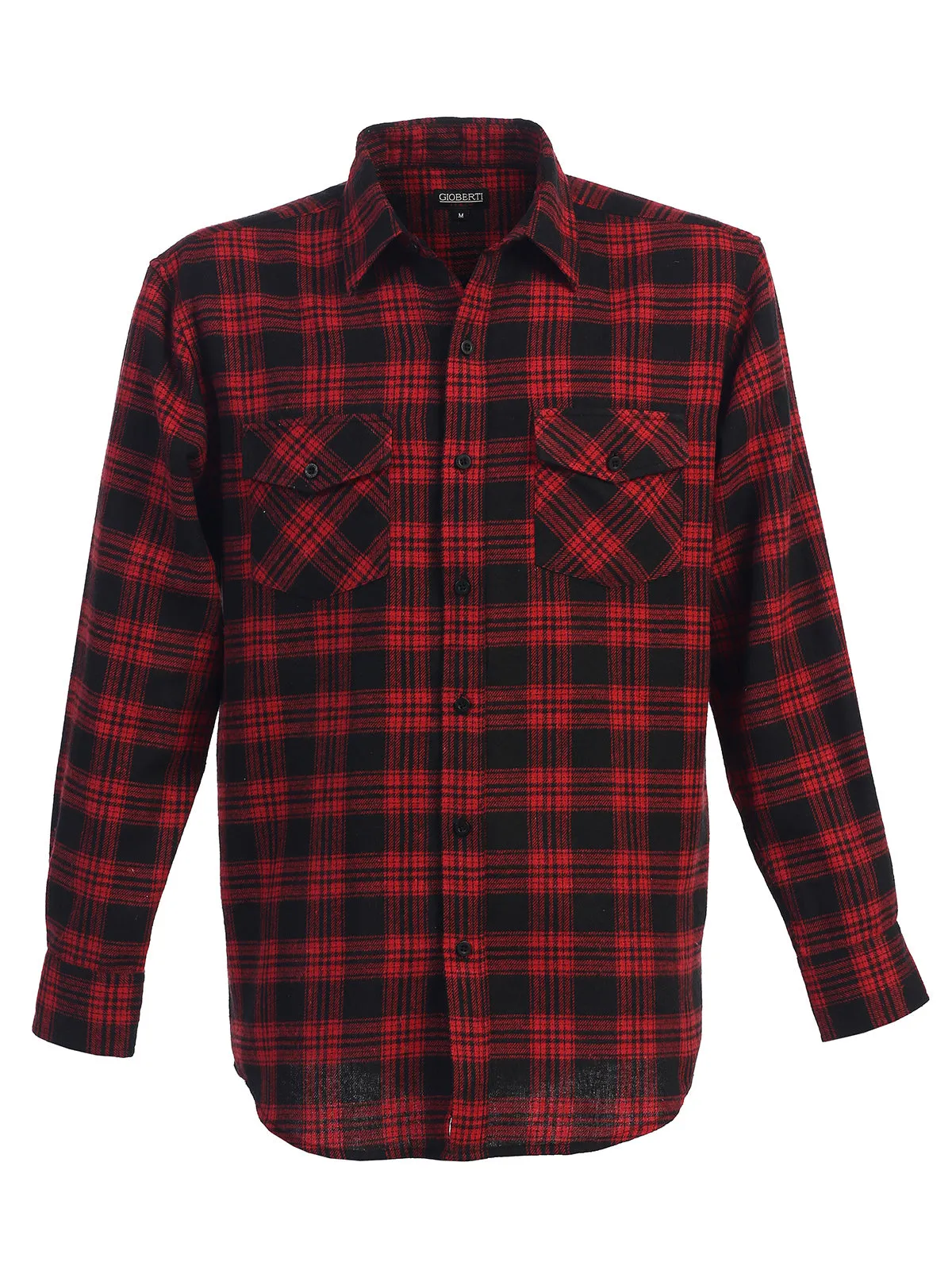 Men's Plaid Flannel Shirt, Size 4X