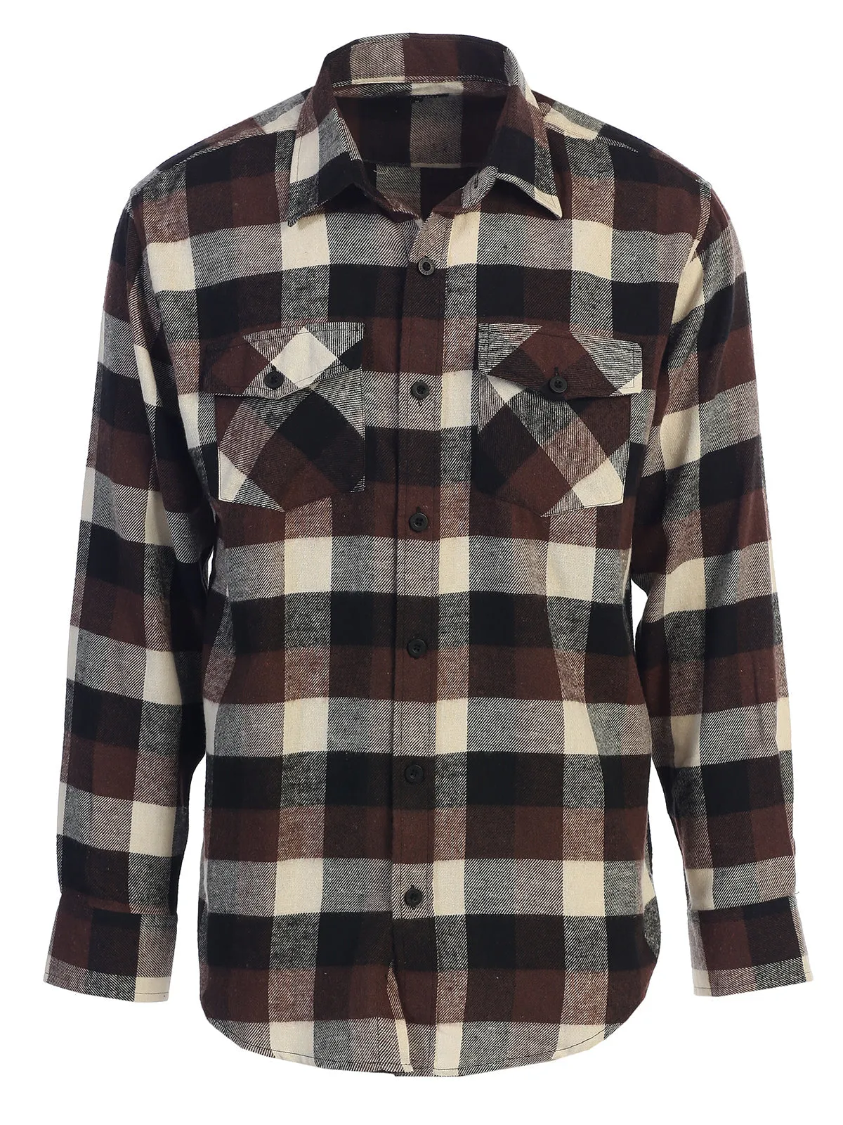 Men's Plaid Flannel Shirt, Size 4X