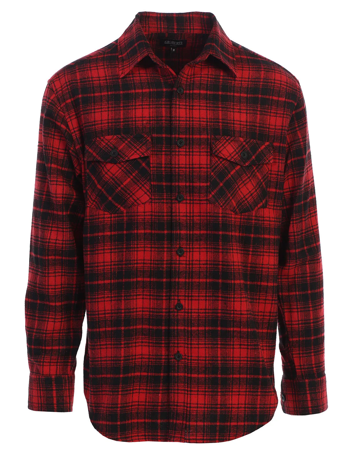 Men's Plaid Flannel Shirt, Size 4X