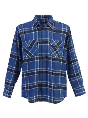 Men's Plaid Flannel Shirt, Size 4X