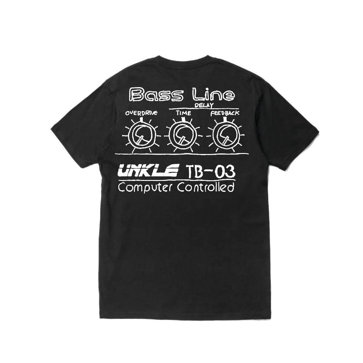 Men's Pleasures x Roland Lifestyle TB-03 Tee - Black/White