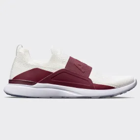 Men's TechLoom Bliss Burgundy / Ivory / White