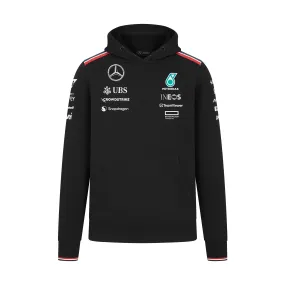 Mercedes AMG Petronas F1 2024 Men's Team Hoodie - Black