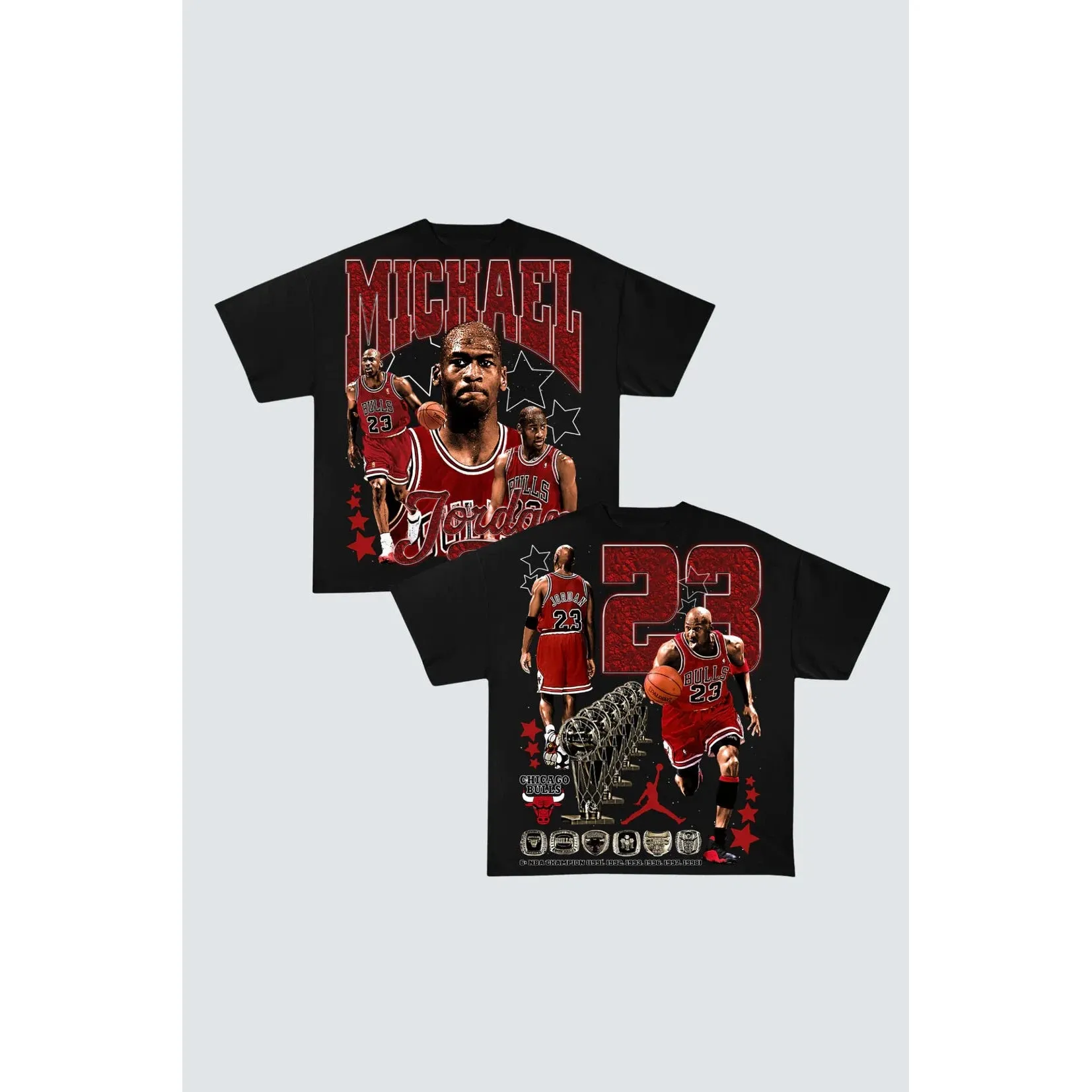 Michael Jordan Bulls Graphic T-Shirt 'Black'