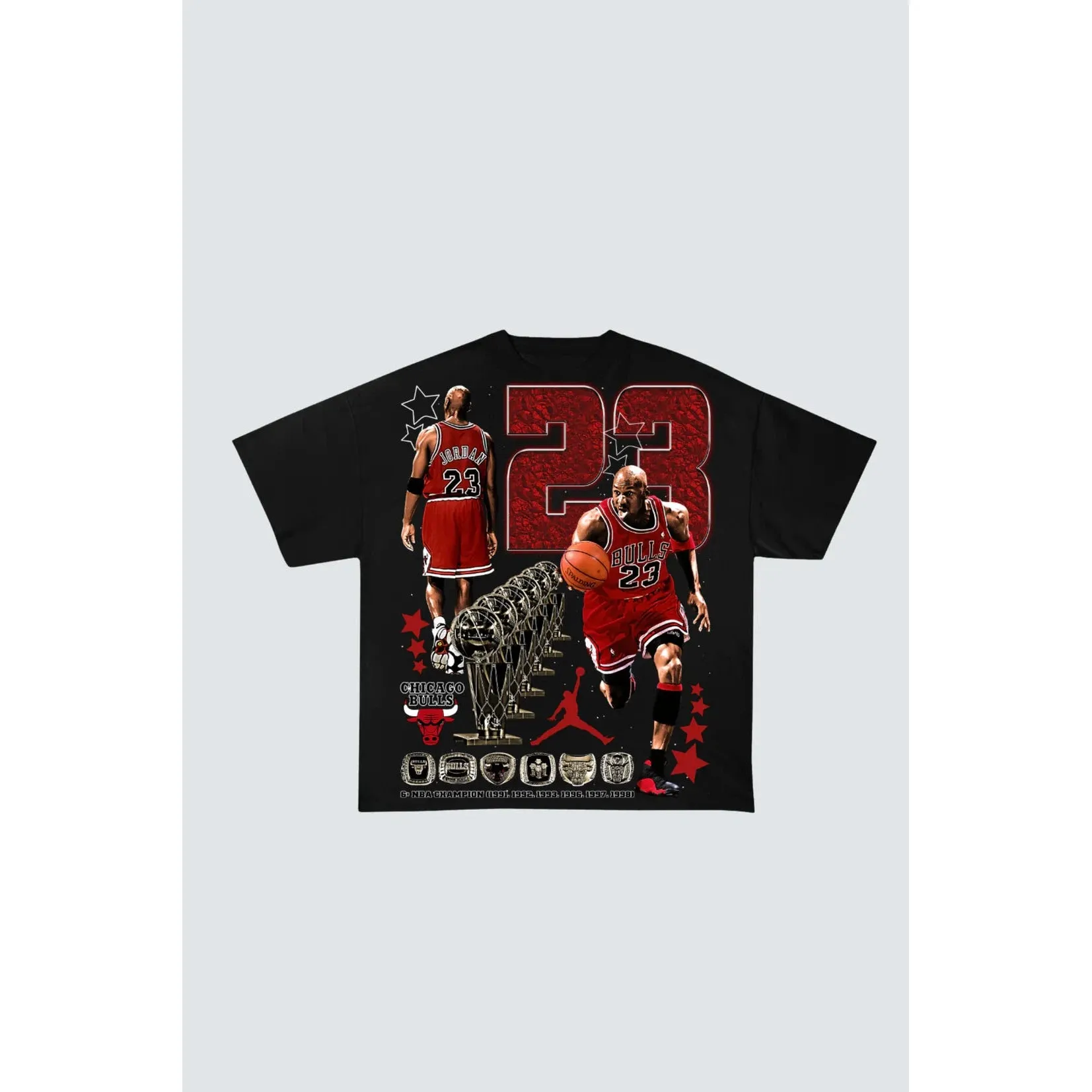 Michael Jordan Bulls Graphic T-Shirt 'Black'