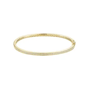 Micropavé Diamond Bangle