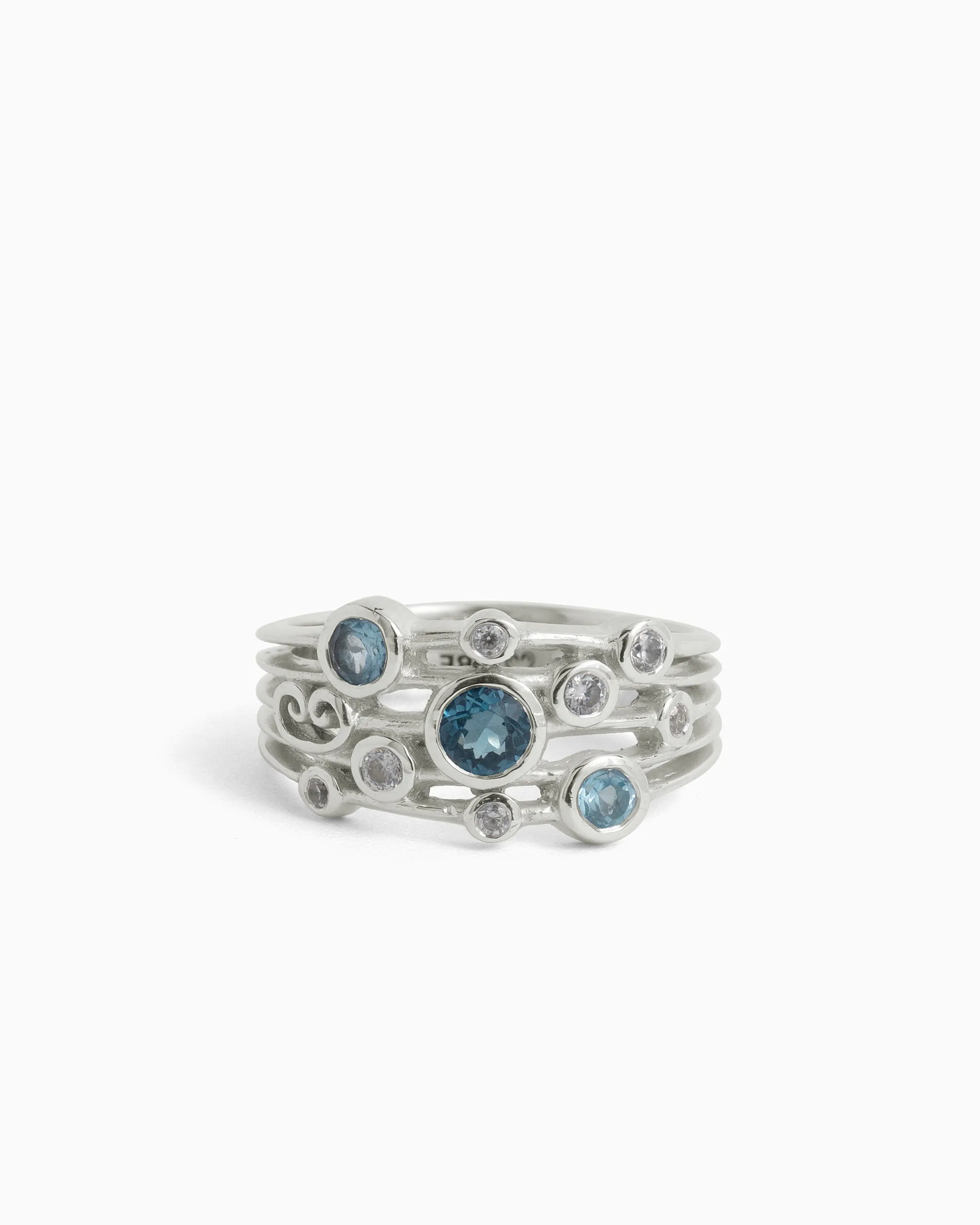 Multi Stone & Band Ring