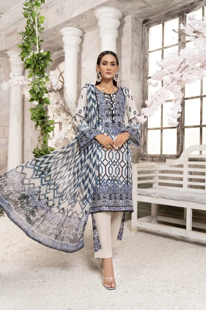 Munira Cambric 3 Piece Suit MUN503