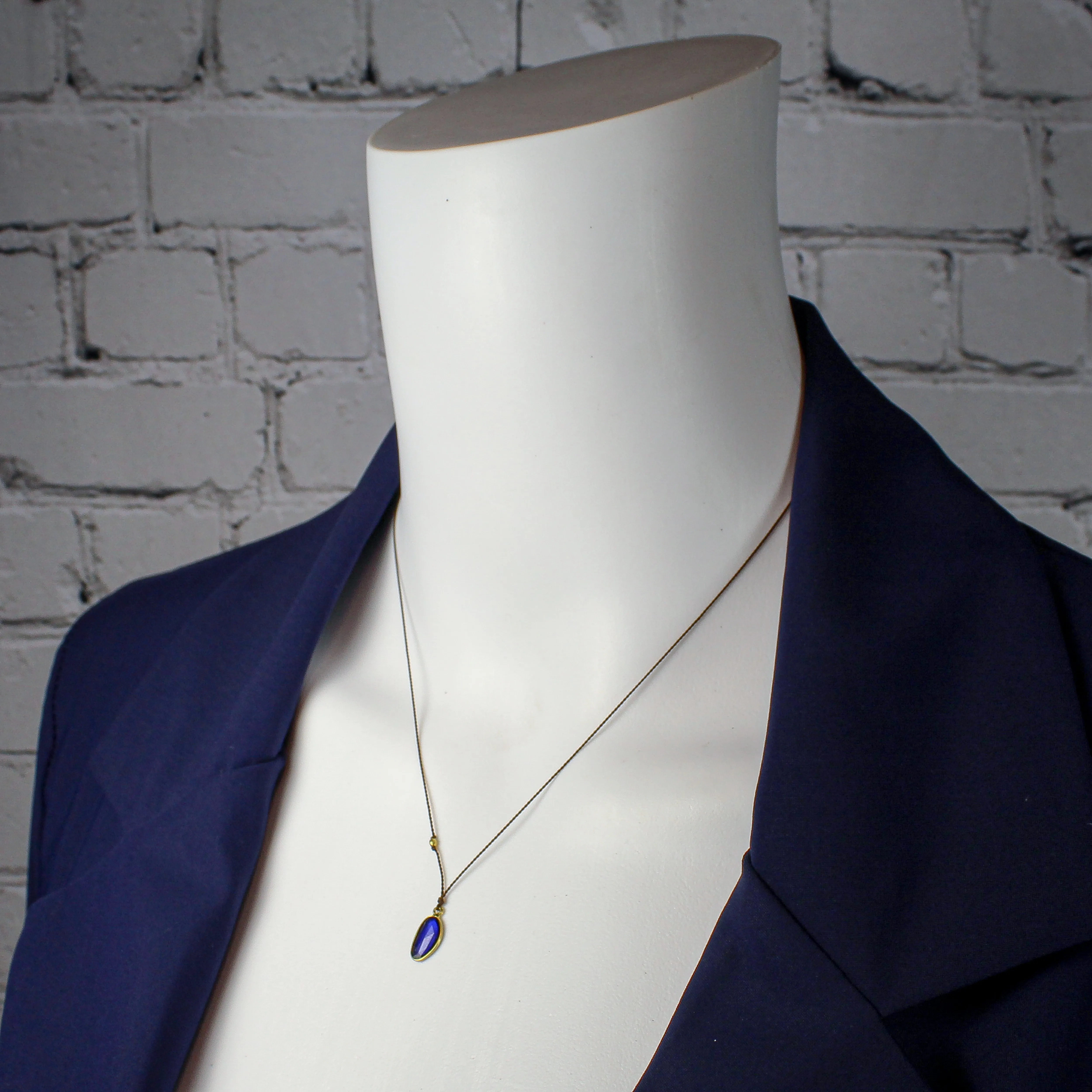 NEW! Sapphire Necklace with 18k Gold by Margaret Solow