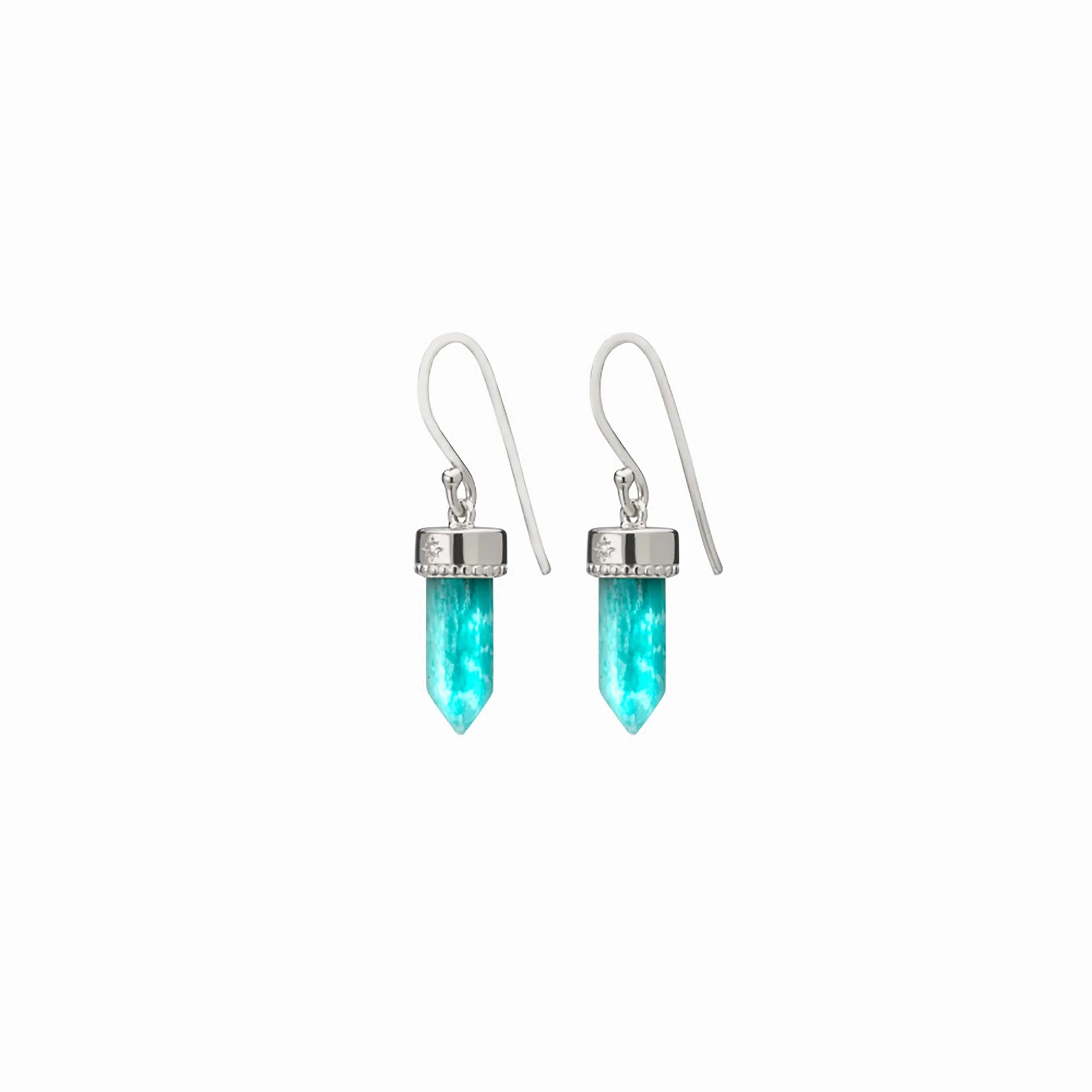 Ocean Blue Amazonite Earrings