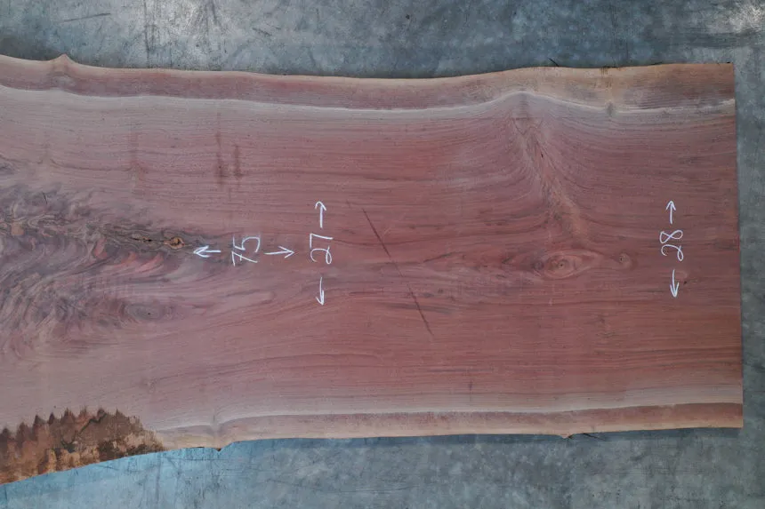 Oregon Black Walnut Slab 050424-05