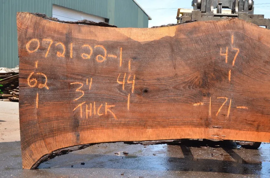 Oregon Black Walnut Slab 072122-01