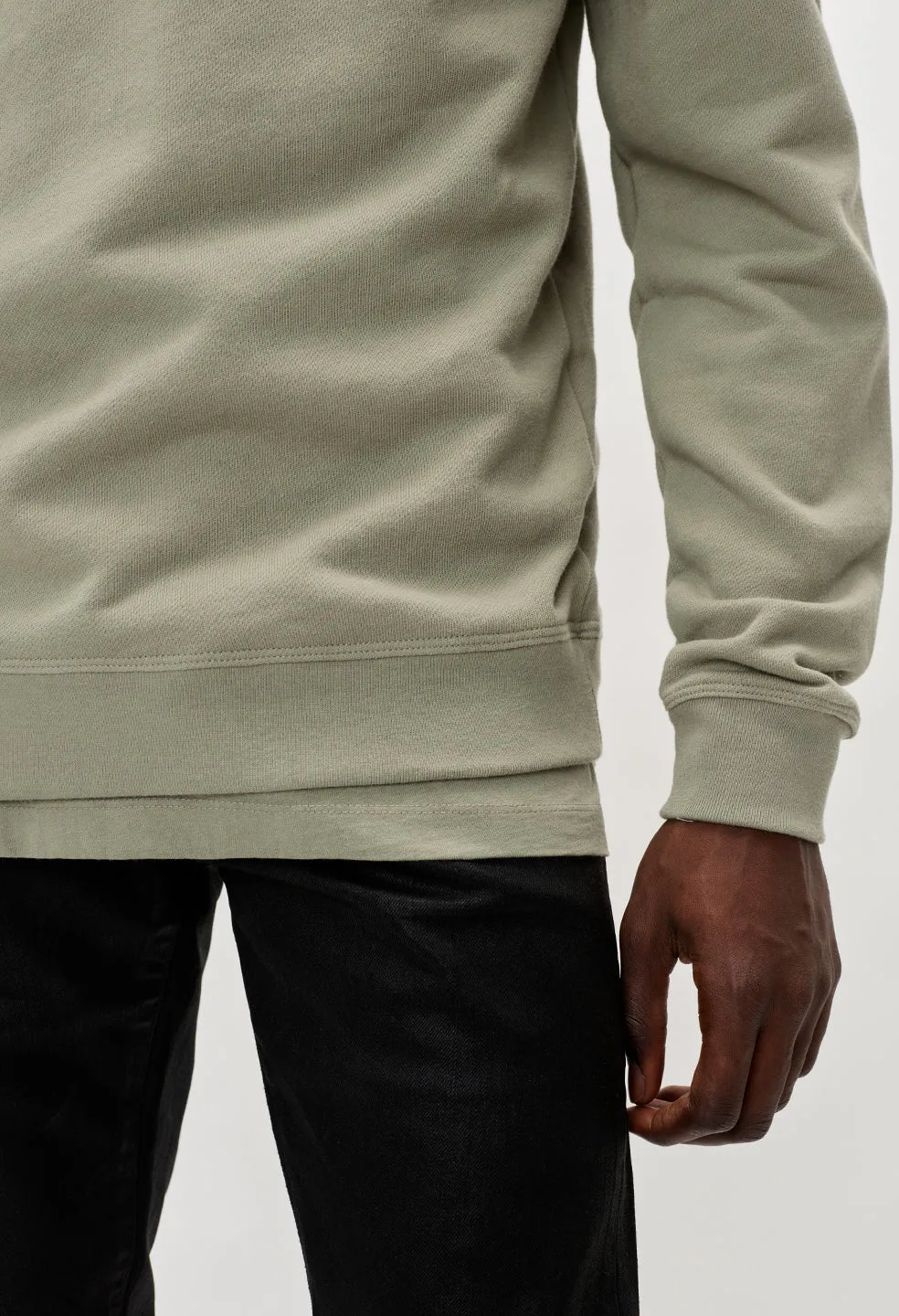 Oversized Crewneck Pullover / Sage